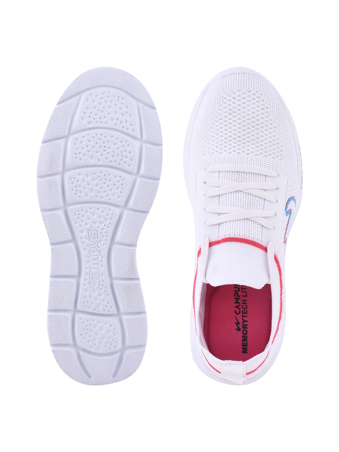 CAMP BENCY White Women's Walking Shoes