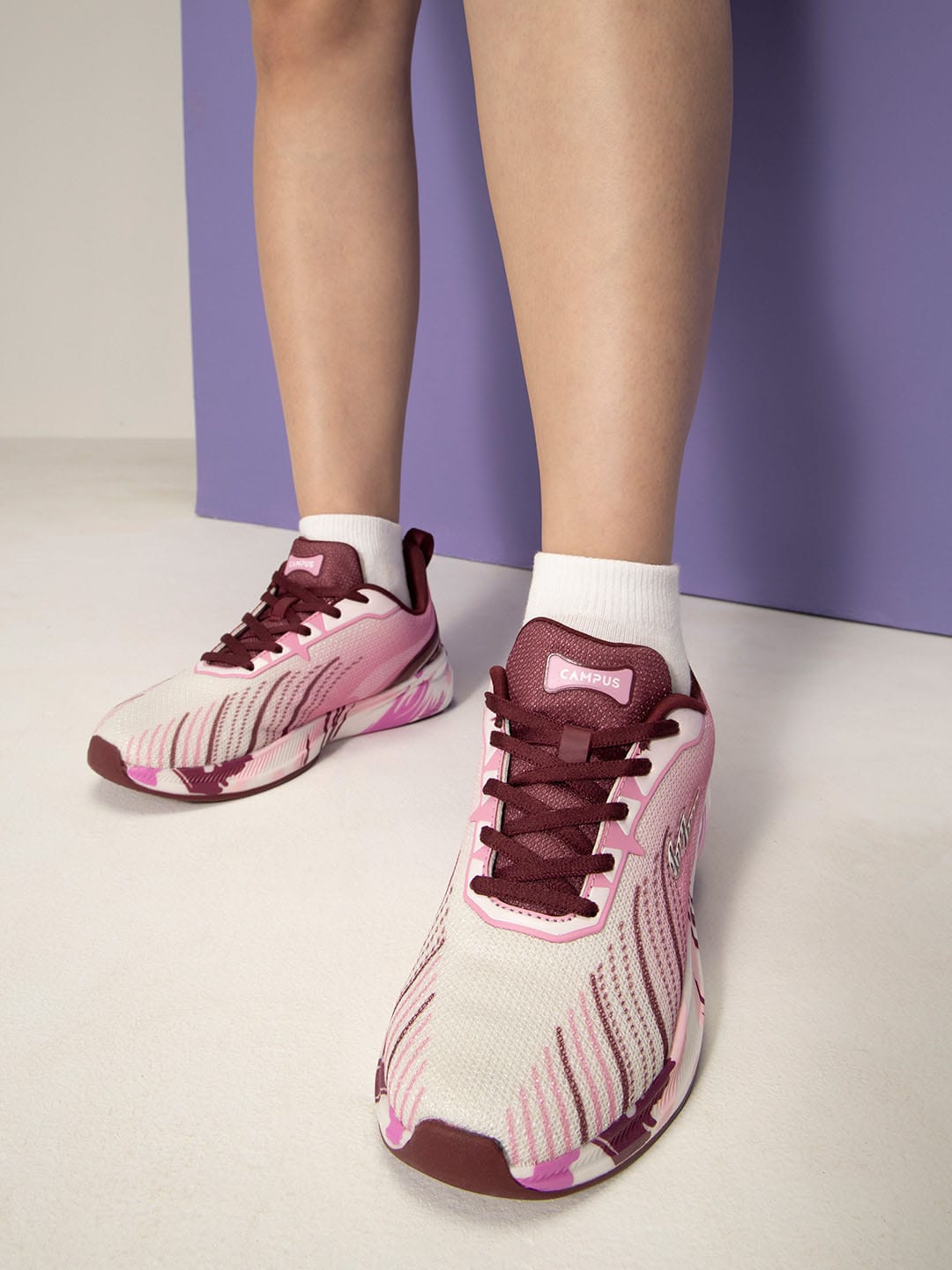 CAMP STREAK Pink Women's Running Shoes