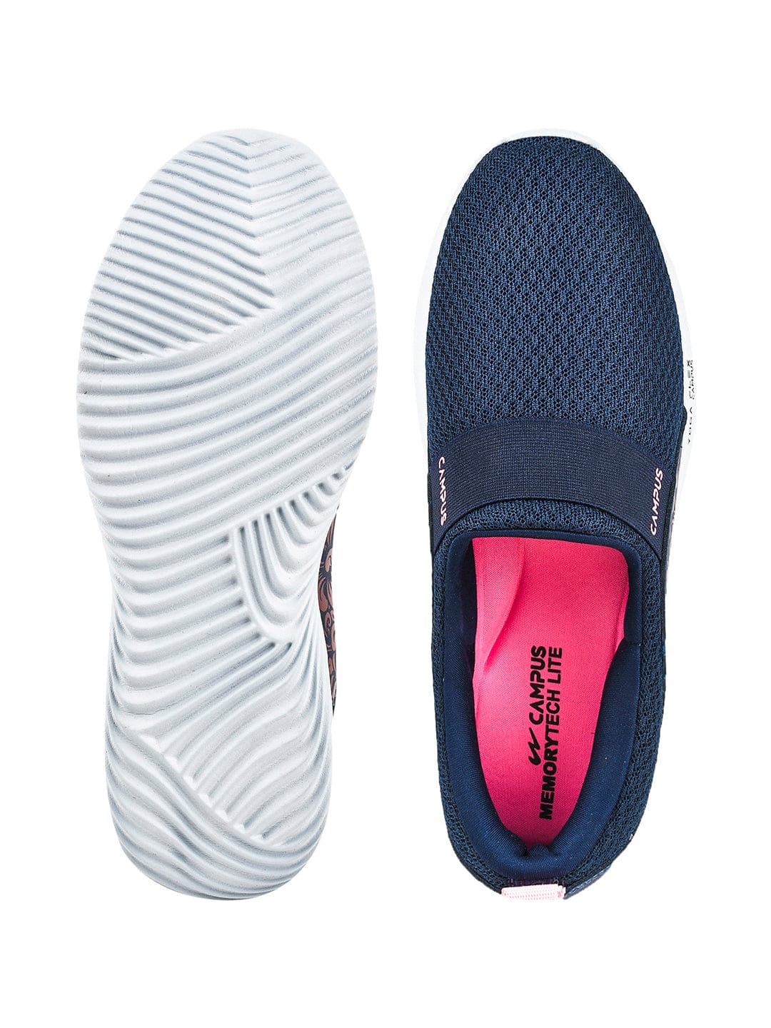 CAMP ELOY Navy Women's Slip-ons