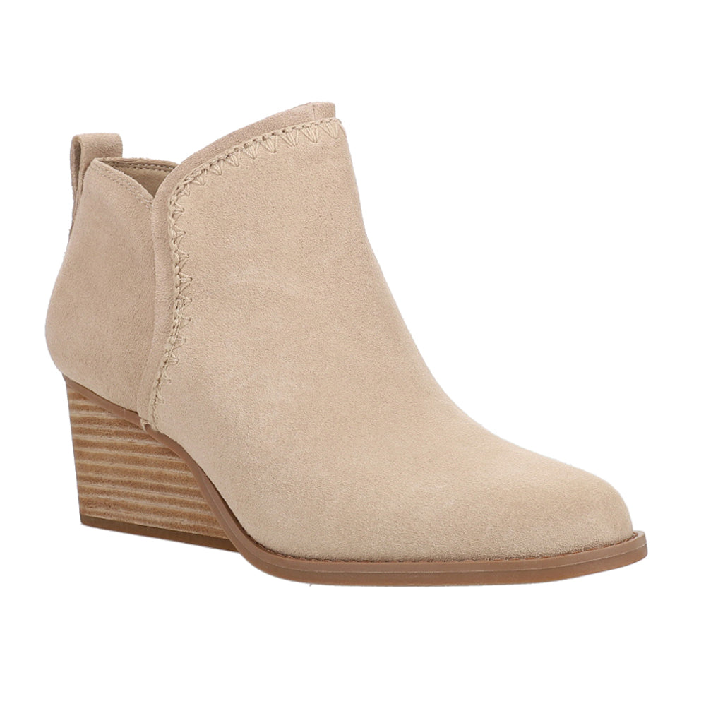 Kaia Round Toe Wedge Booties