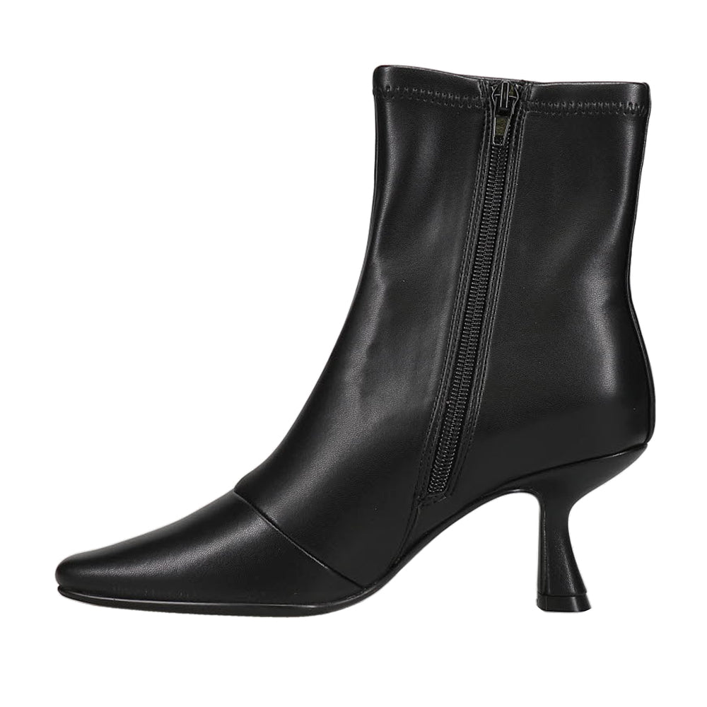 Gabris Zippered Stretch Square Toe Booties