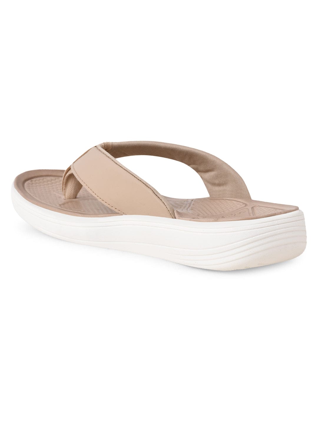 SL-418L Beige Women's Flip Flops