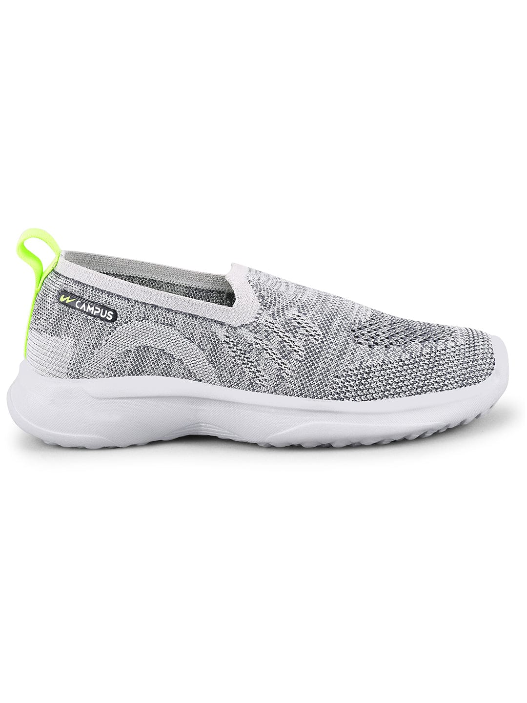 CAMP-KITE Grey Women's Slip-ons