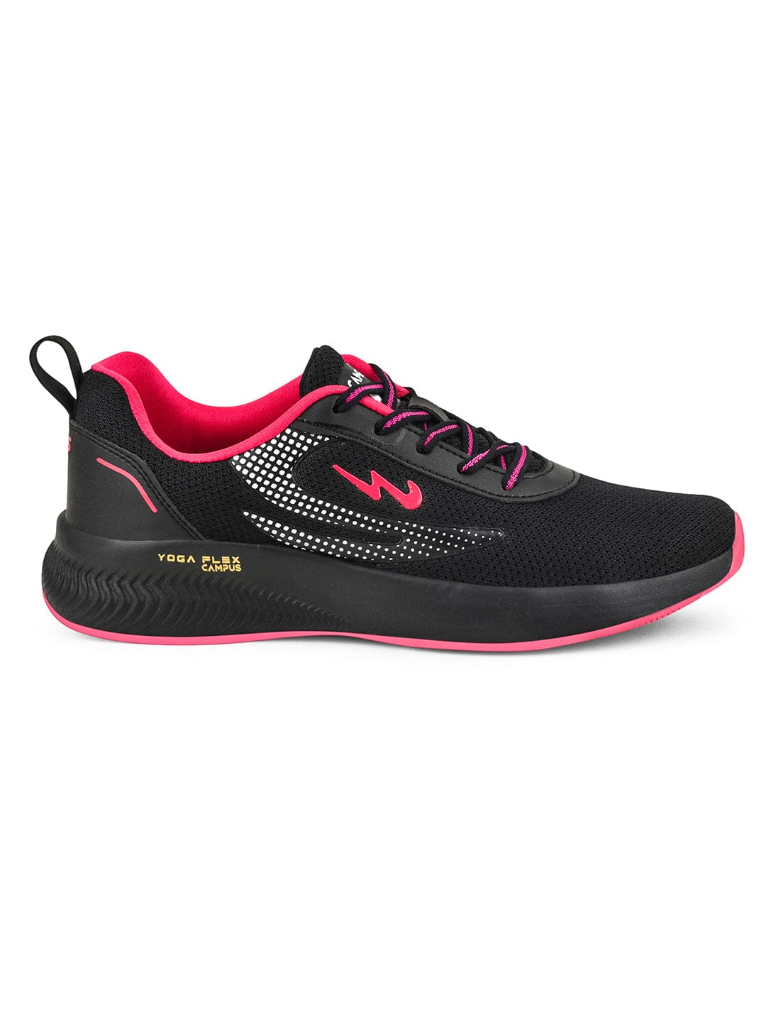 CAMP FIZZ Black Women's Running Shoes