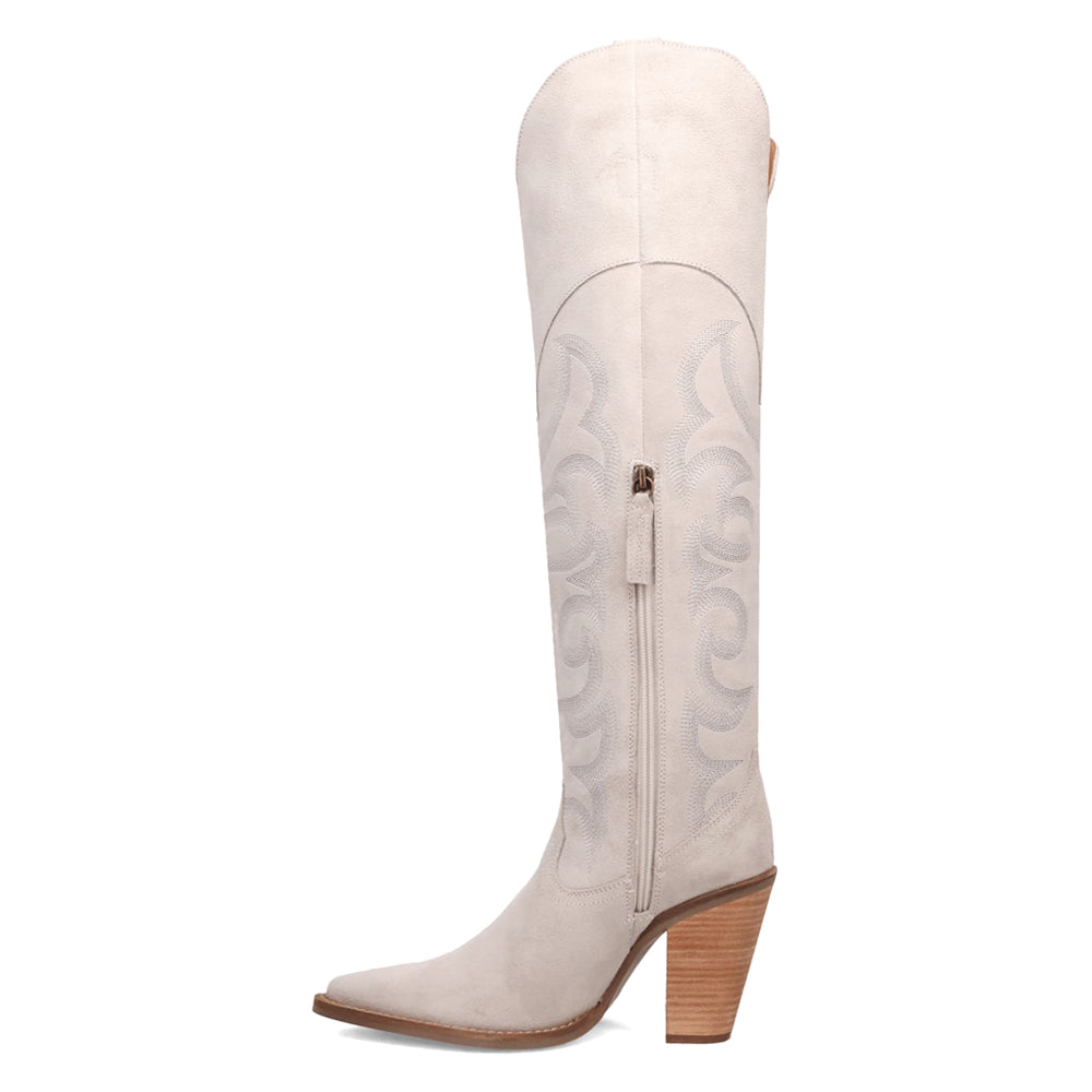 Primadonna Embroidered Snip Toe Zippered Cowboy Boots