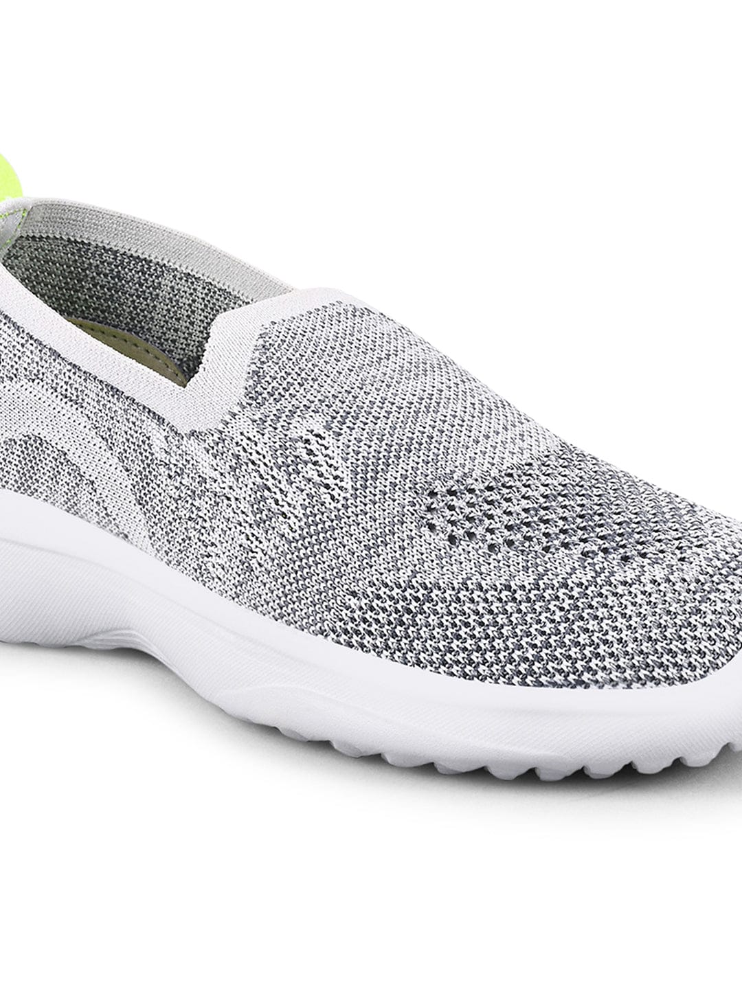 CAMP-KITE Grey Women's Slip-ons