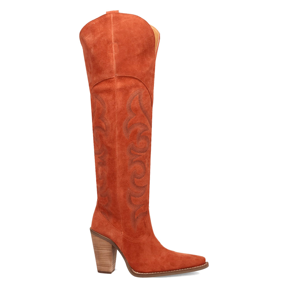 Primadonna Embroidered Snip Toe Zippered Cowboy Boots