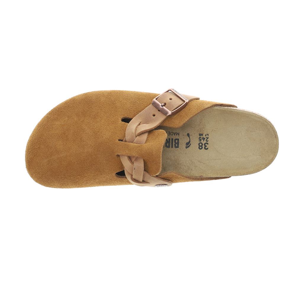 Boston Braid Suede Clogs