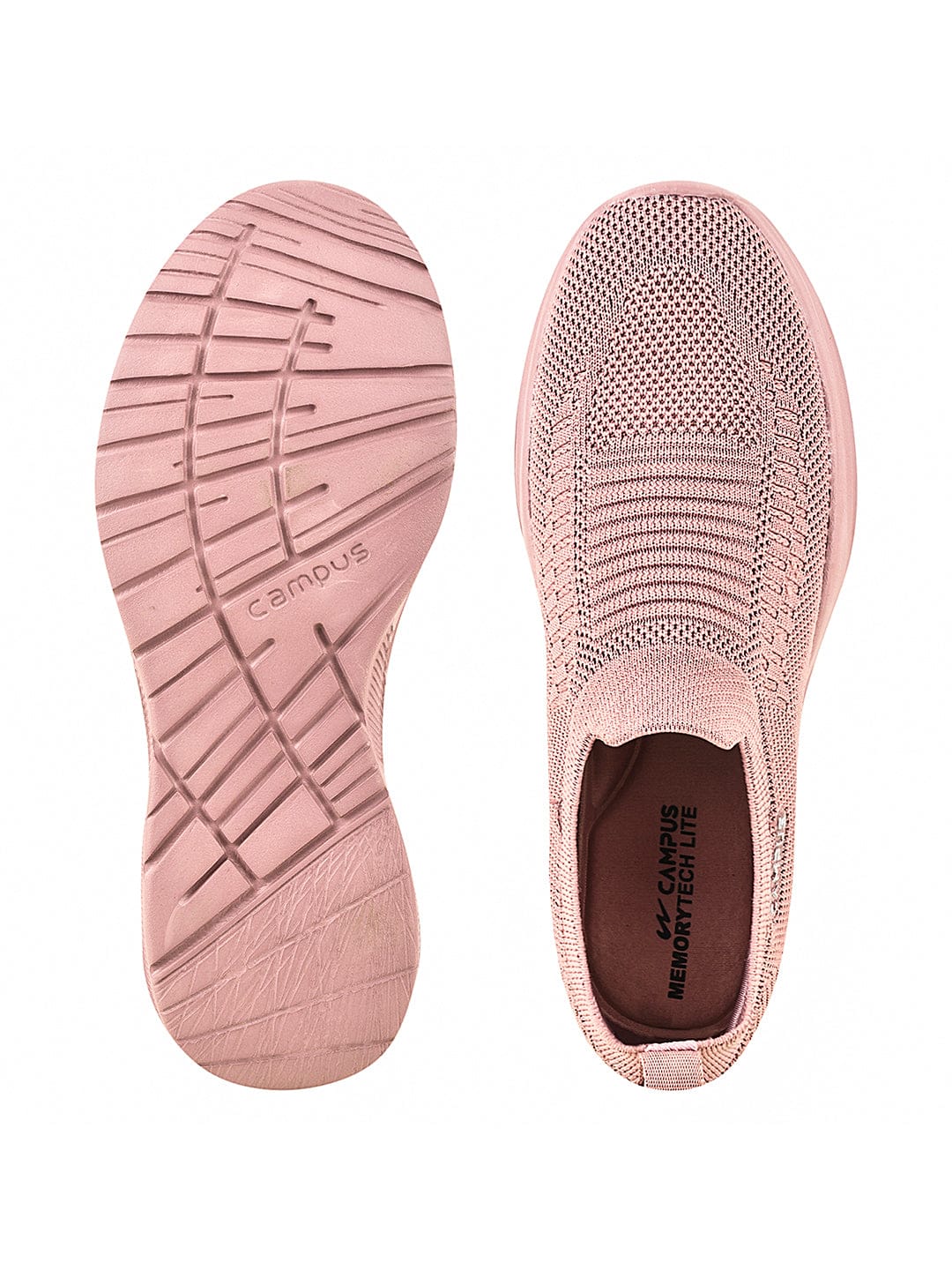 JENNY Pink Women's Slip-ons