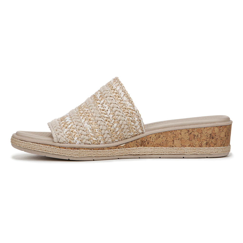 Breezy Slide Espadrille Wedge Sandals