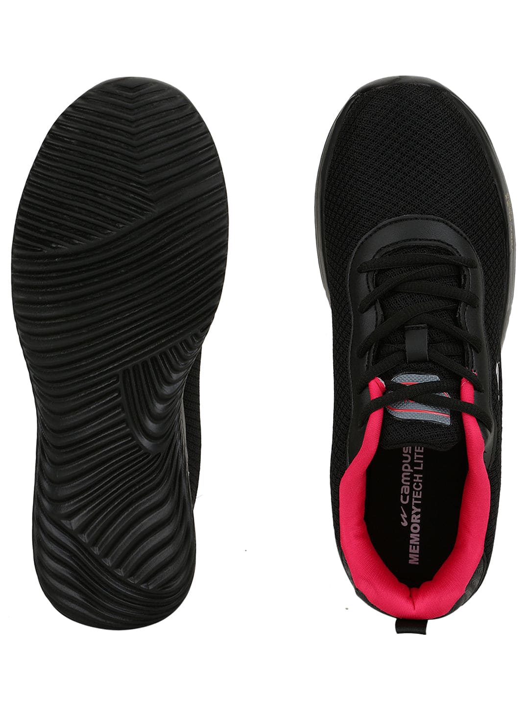 LISA N Black Women's Walking Shoes