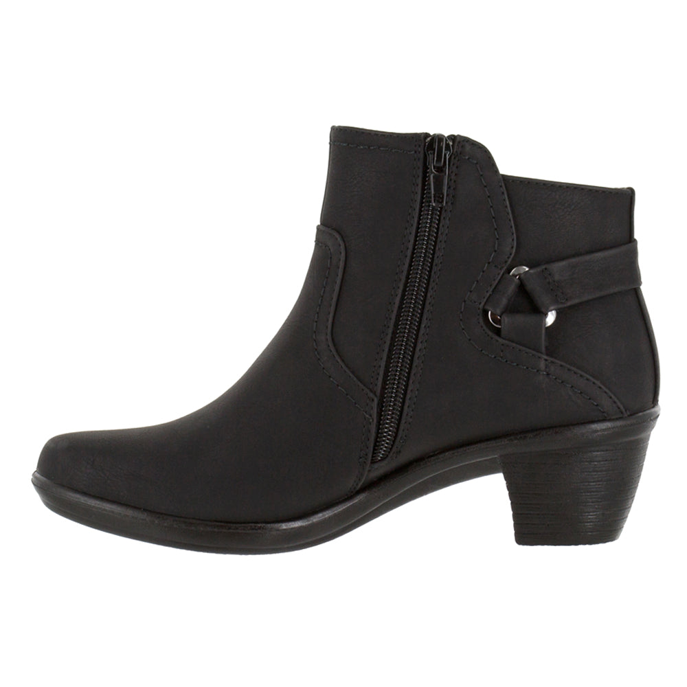 Dawnta Round Toe Zippered Booties