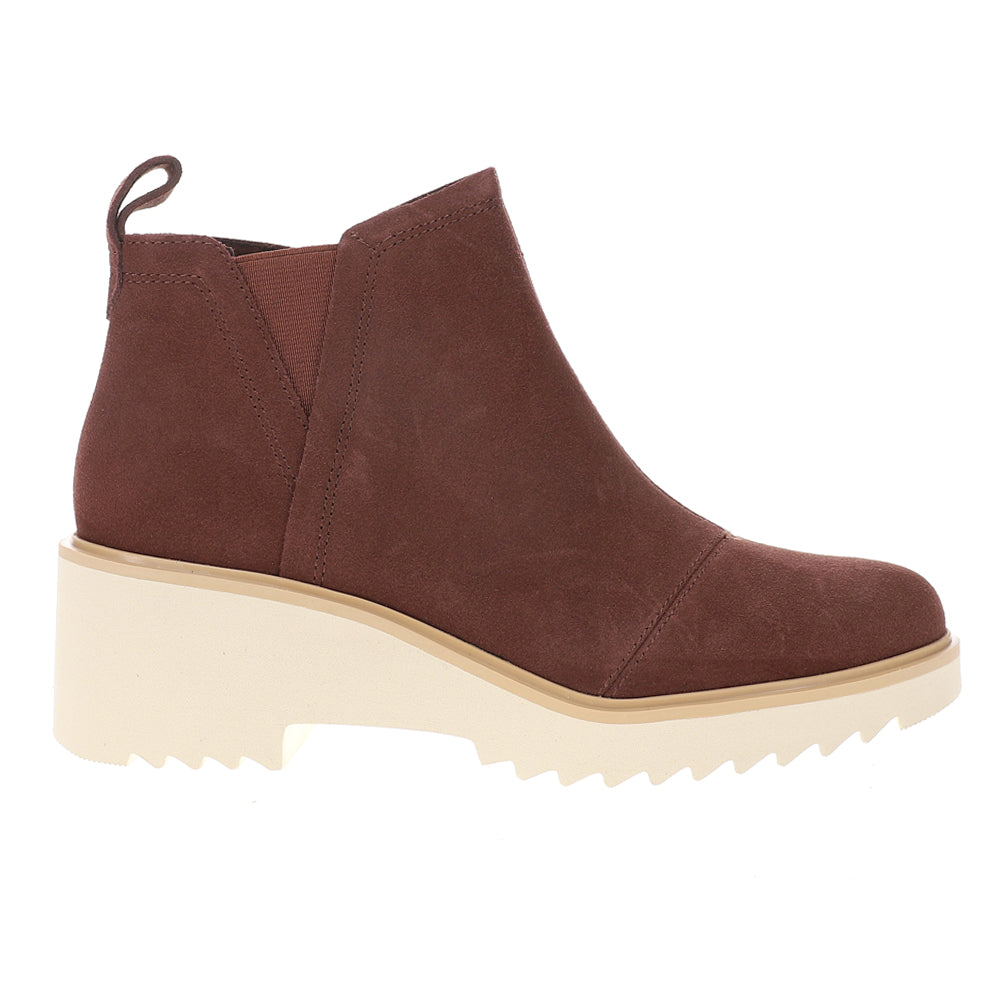 Maude Round Toe Wedge Chelsea Booties