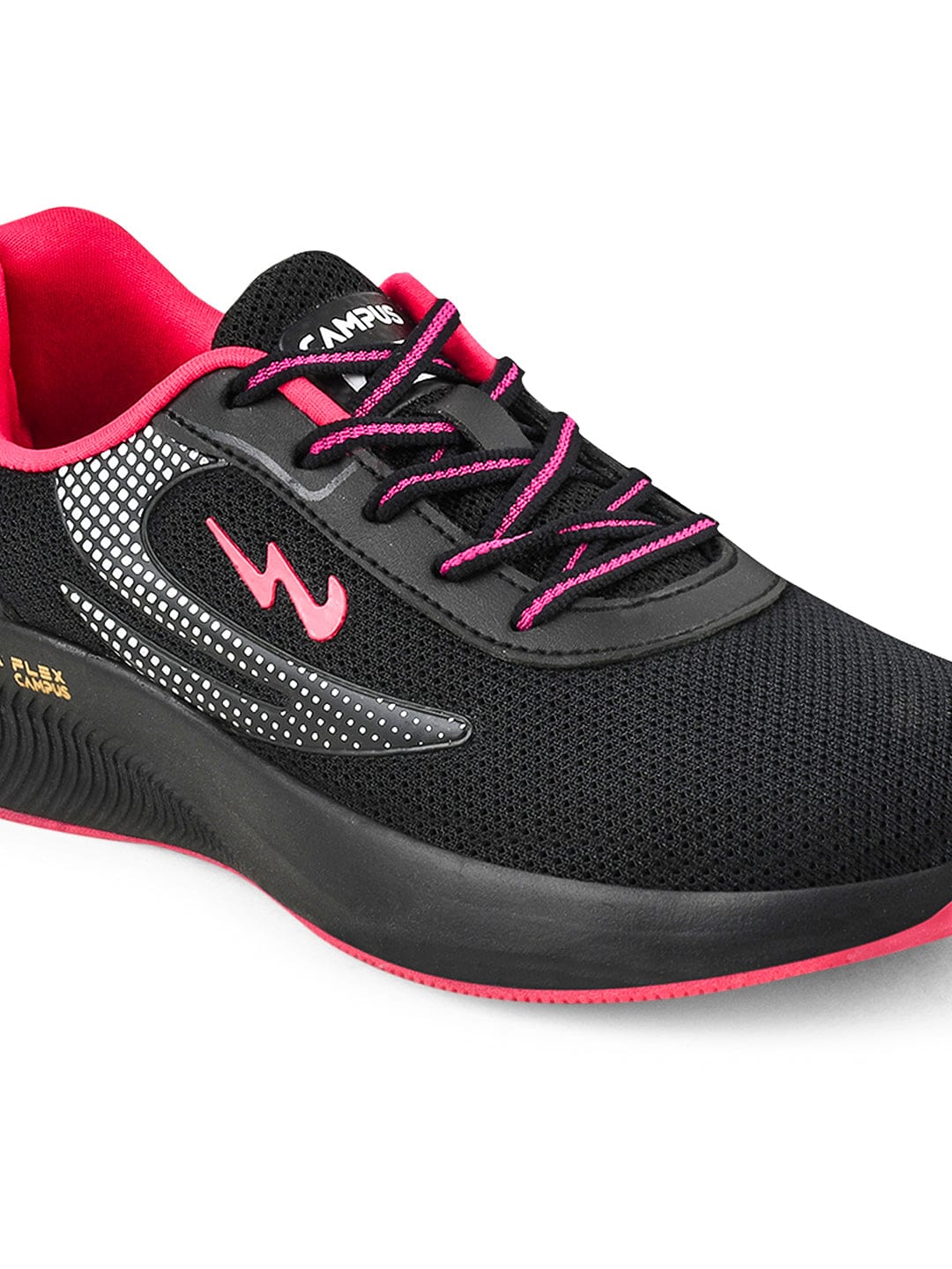 CAMP FIZZ Black Women's Running Shoes