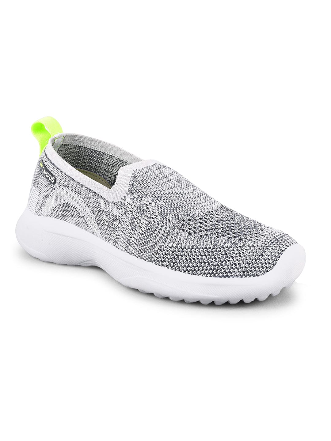 CAMP-KITE Grey Women's Slip-ons