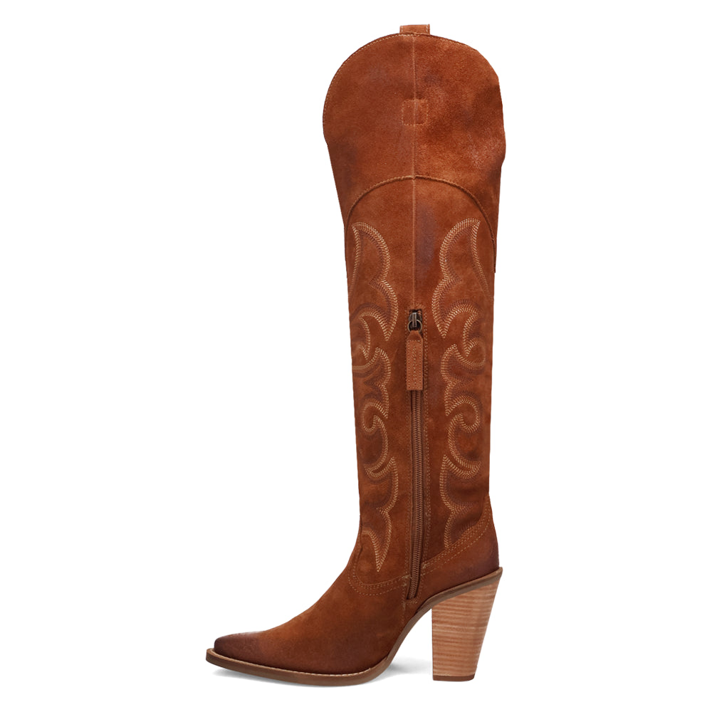 Primadonna Embroidered Snip Toe Zippered Cowboy Boots