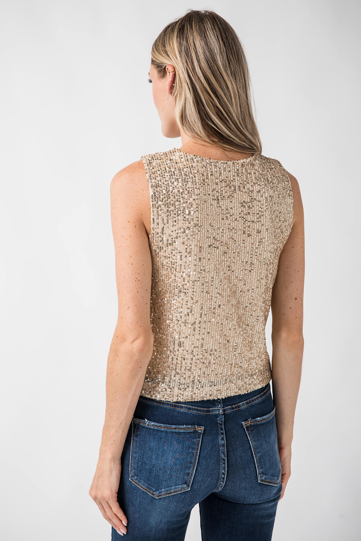 Z Supply Sloane Sequin Top