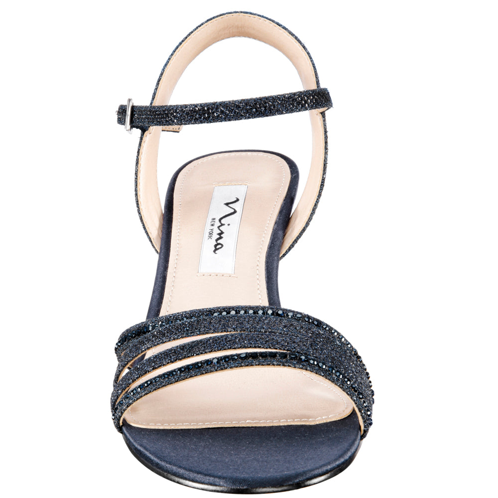 Nelena Rhinestone Evening Sandals