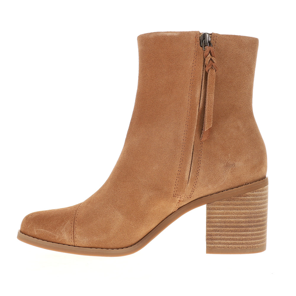 Evelyn Round Toe Zippered Boots