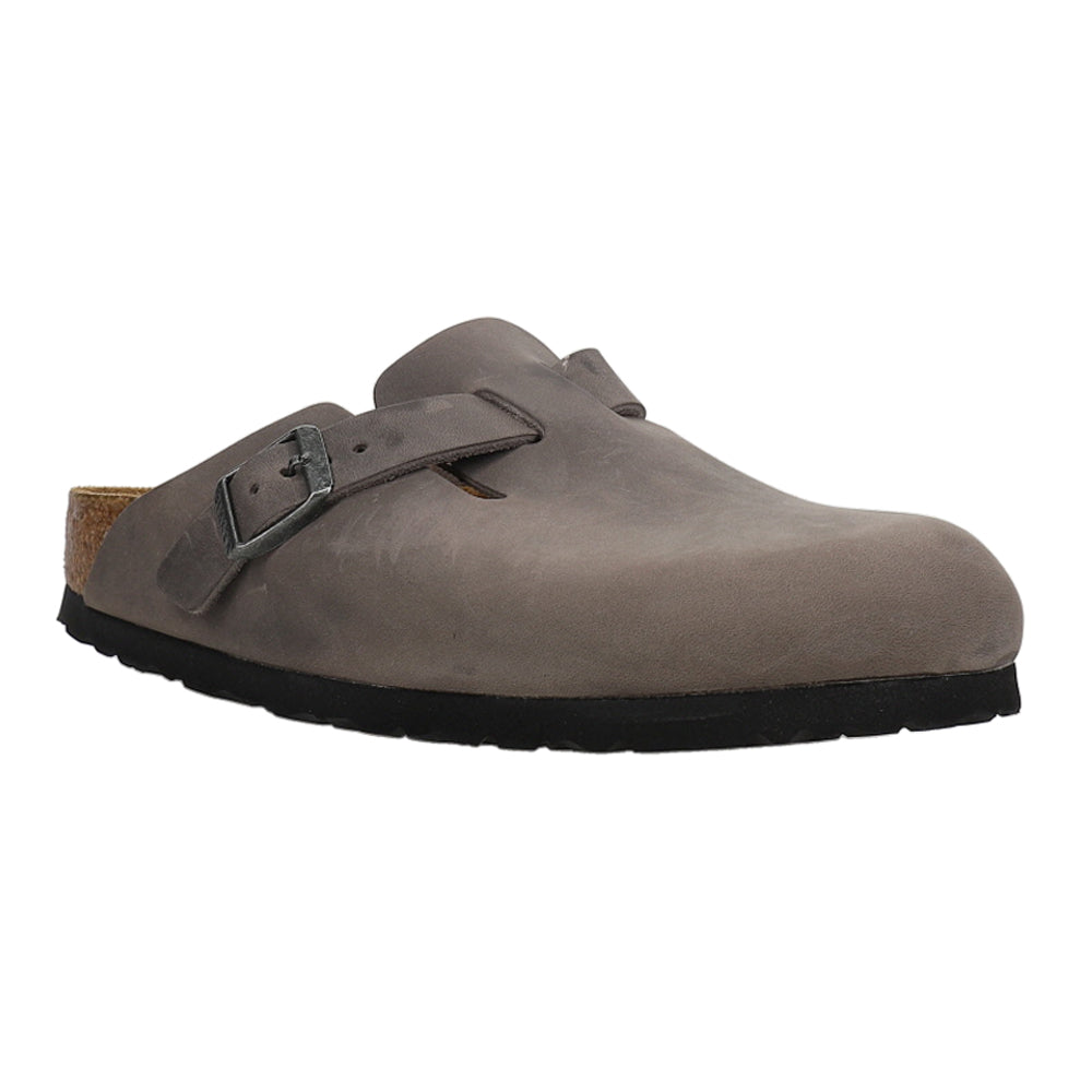 Boston Oiled Leather Footbed Clogs