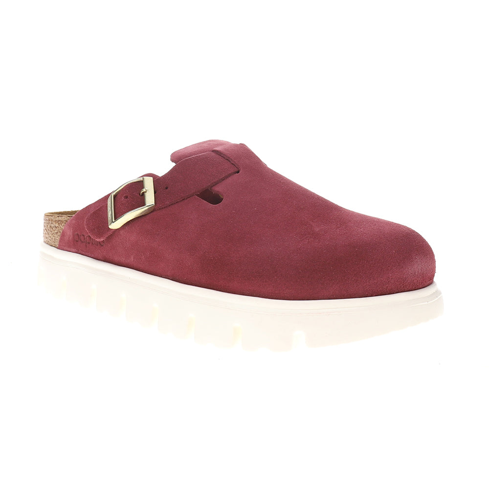 Boston Chunky Suede Footbed Clogs