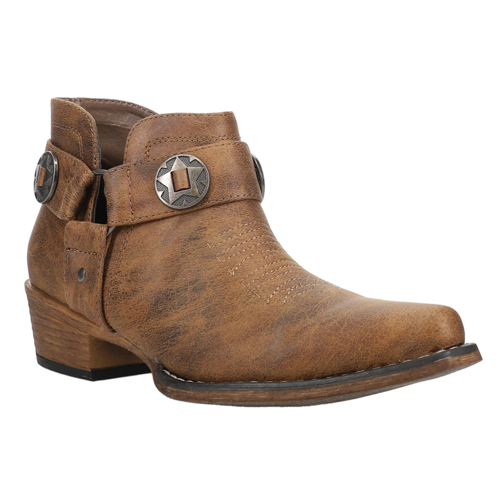 Ava Harness Snip Toe Cowboy Booties