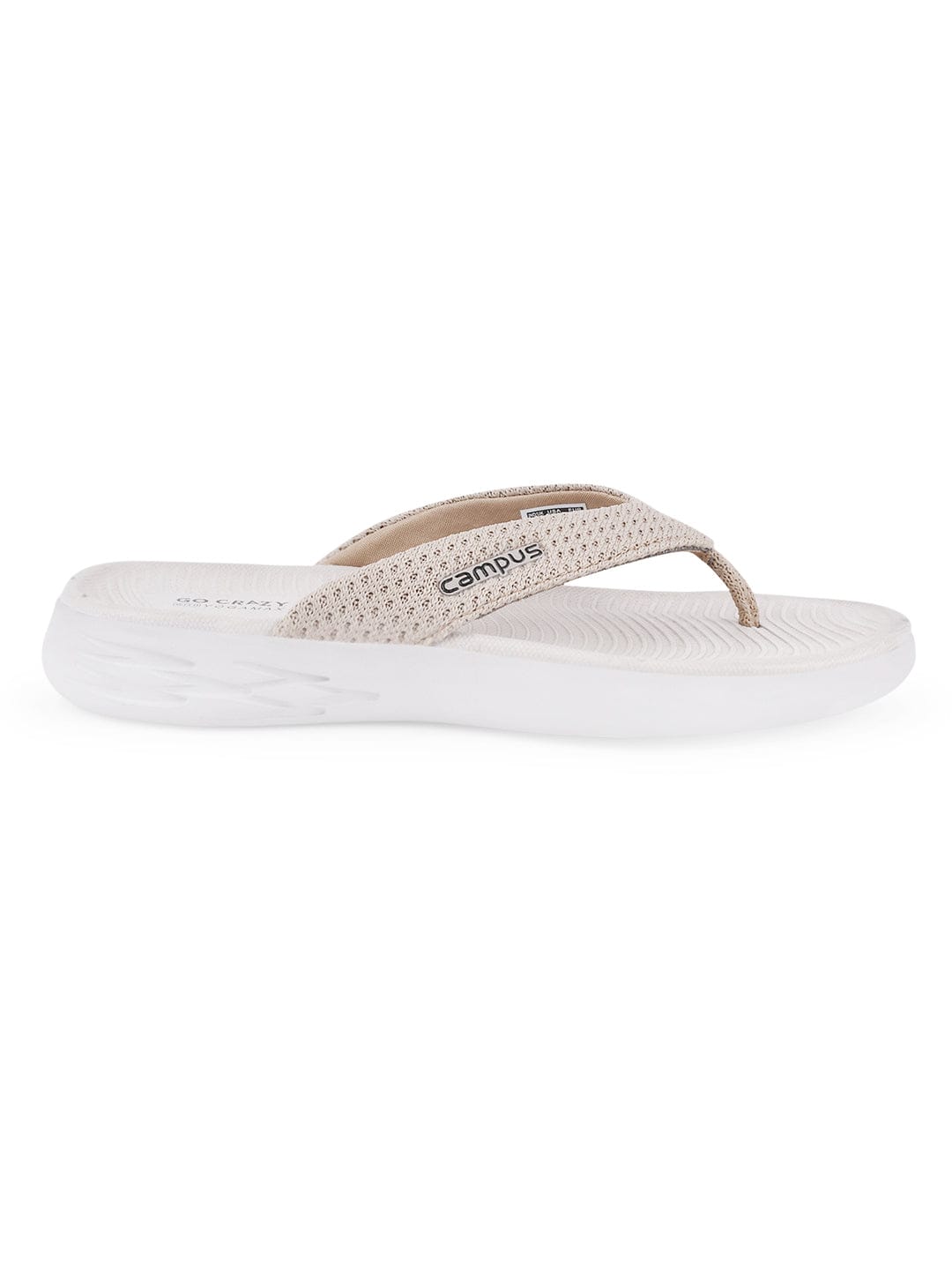 SL-402L Beige Women's Flip Flops