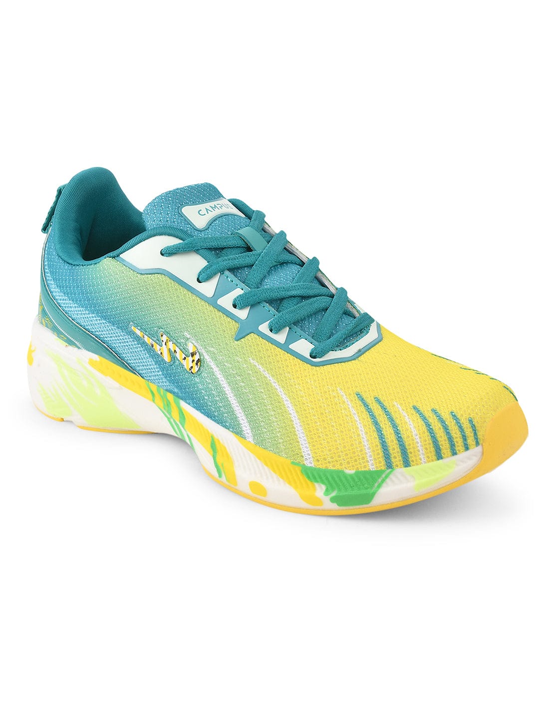 CAMP STREAK Yellow Women's Running Shoes