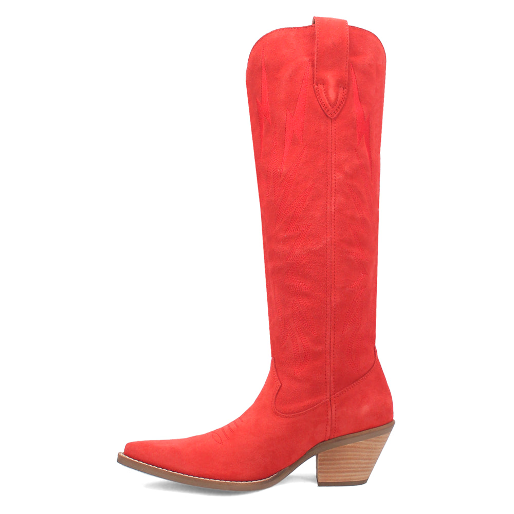 Thunder Road Embroidered Snip Toe Cowboy Boots