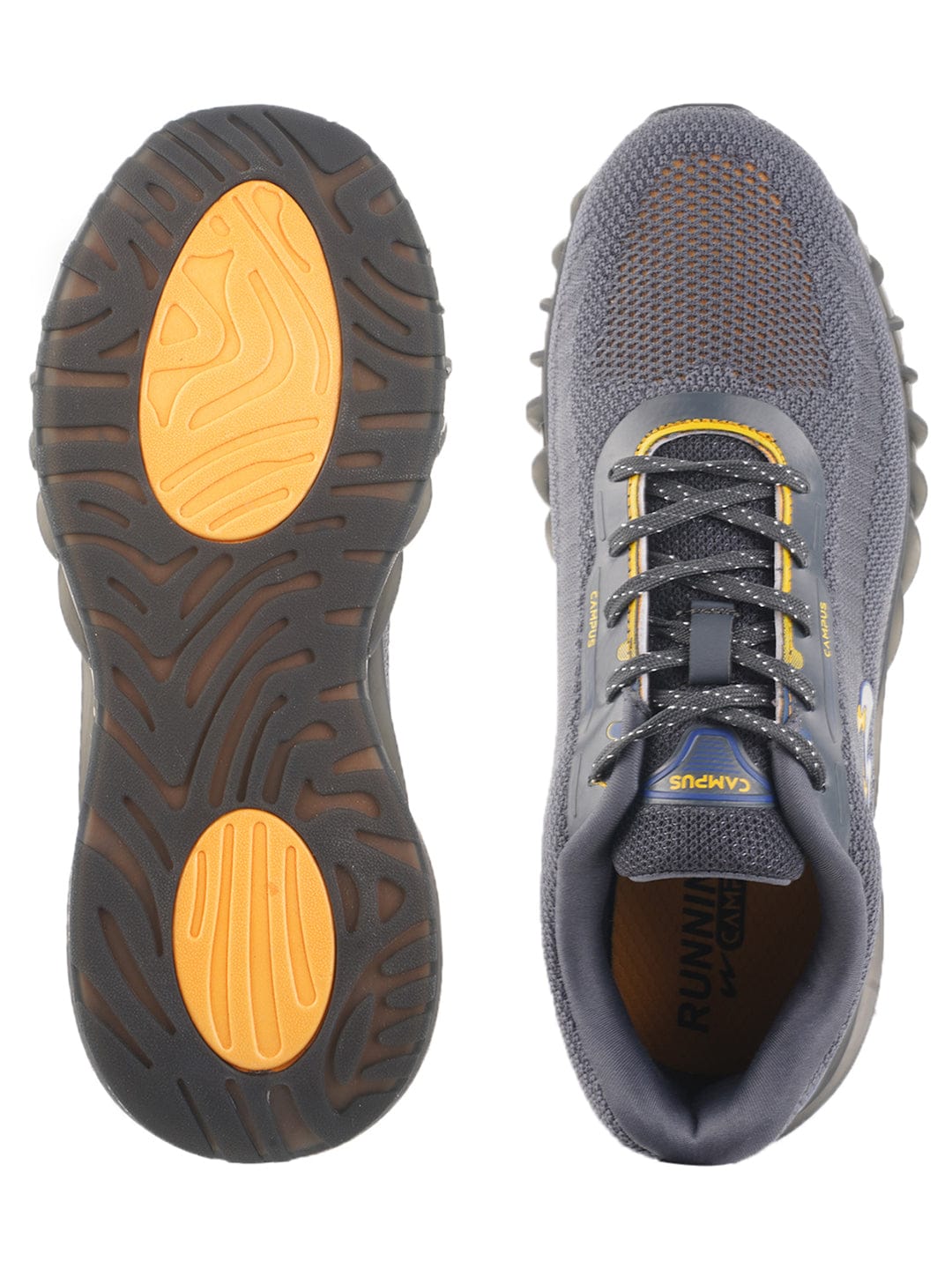 HOOD Grey Men's Running Shoes