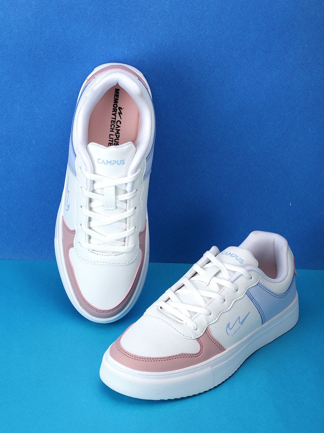 BOUGIE White Women's Sneakers