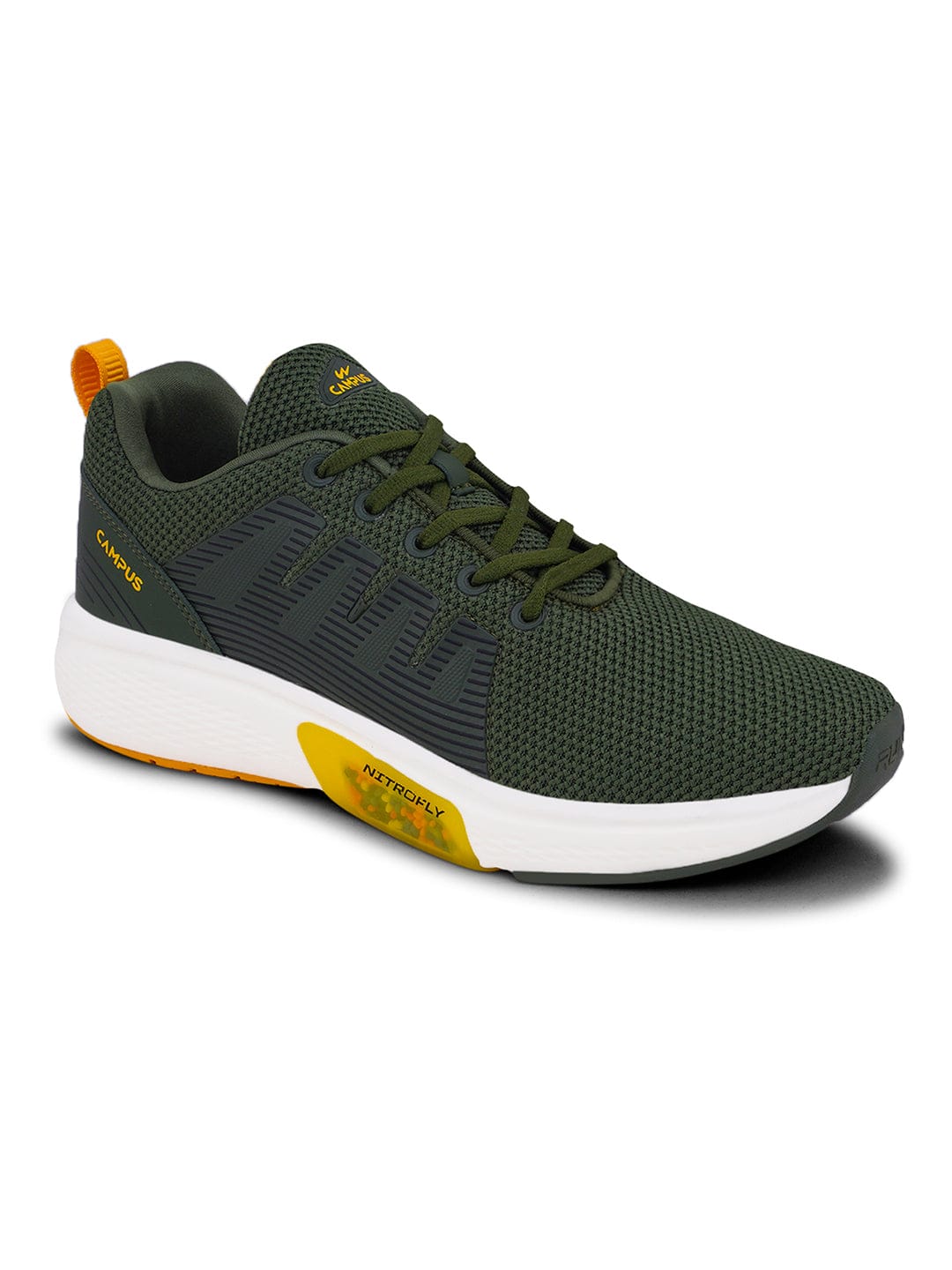 FINCH Olive Men's Running Shoes