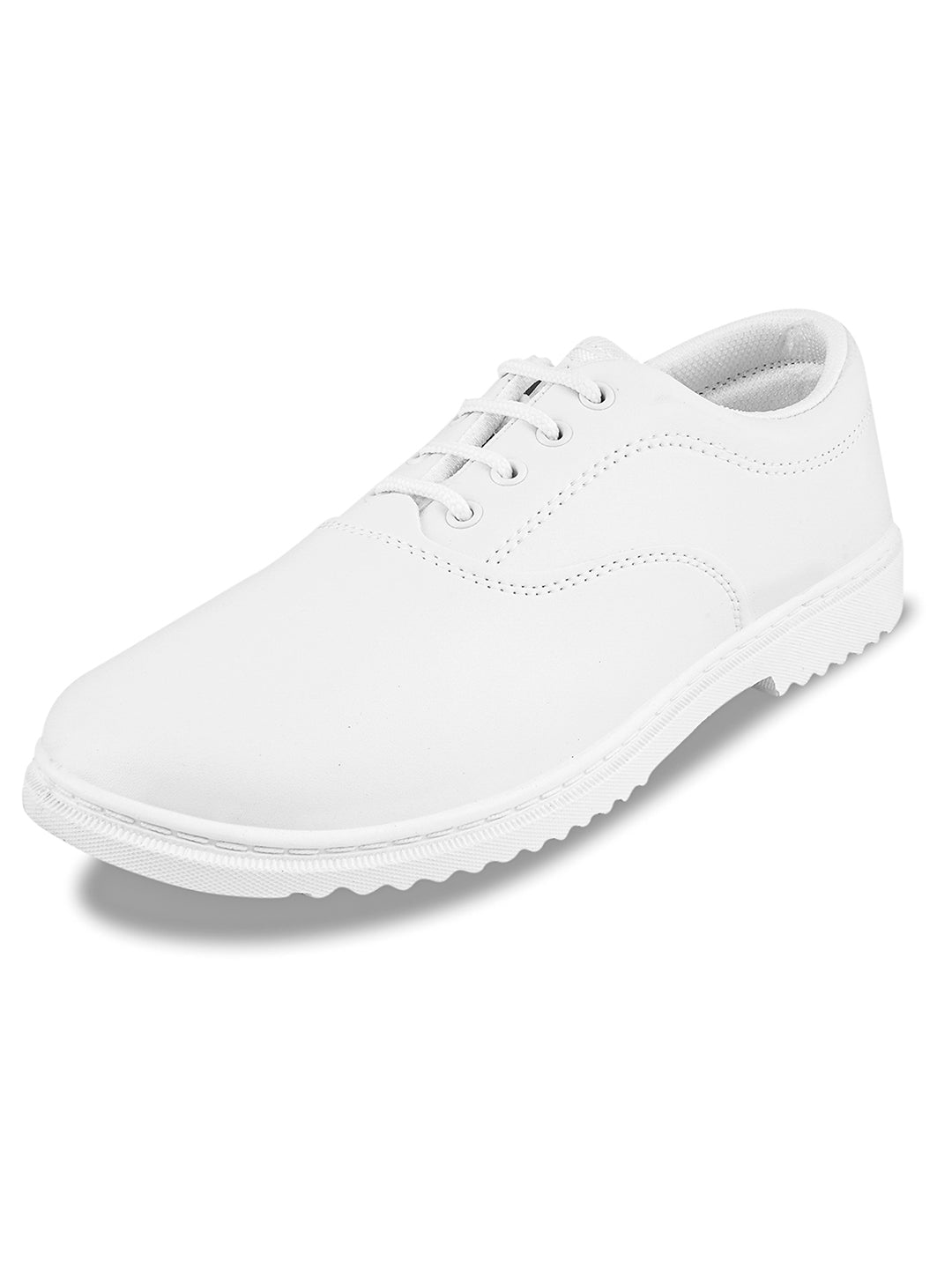 CS-A7A White Men's School Shoes