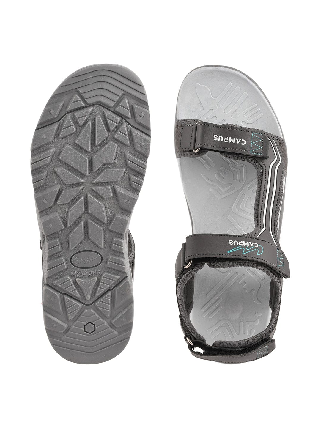 CAMP DRAG Grey Men's Sandals