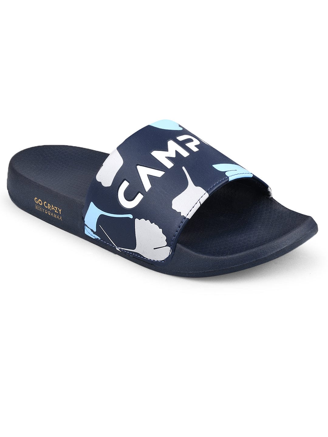 SL-433 Blue Men's Slides