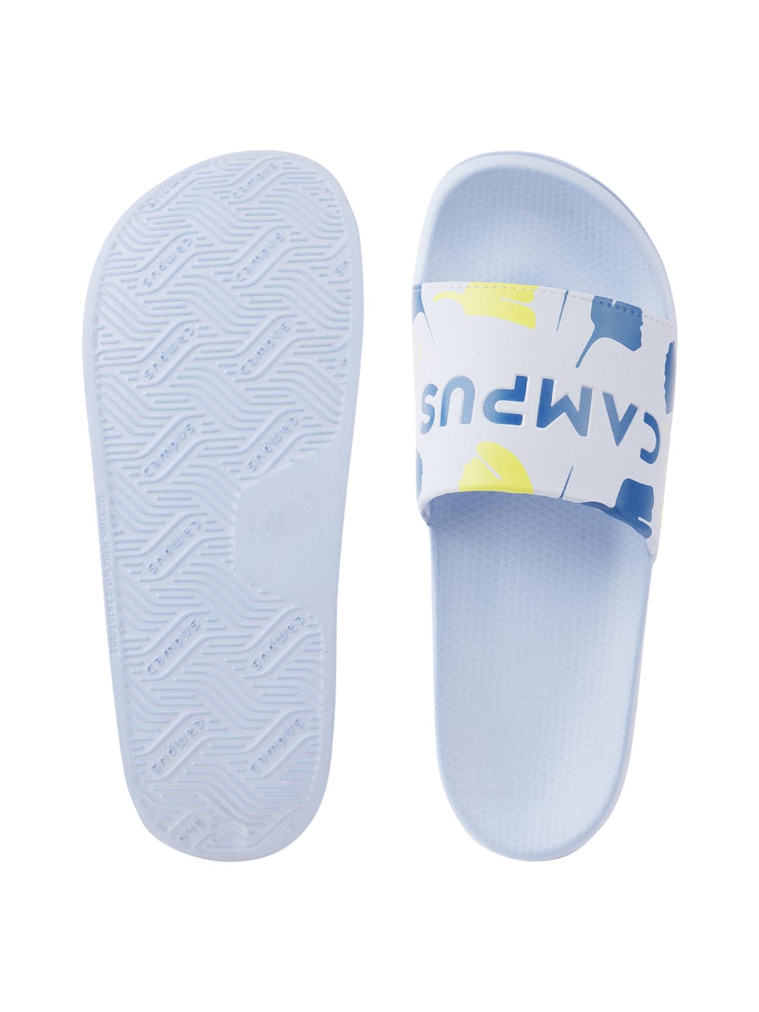 SL-433 Blue Men's Slides