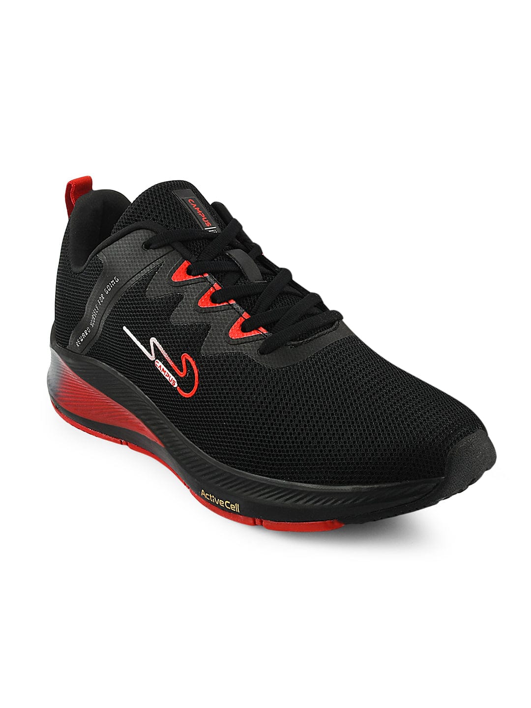 CAMP-XMEN Black Men's Running Shoes