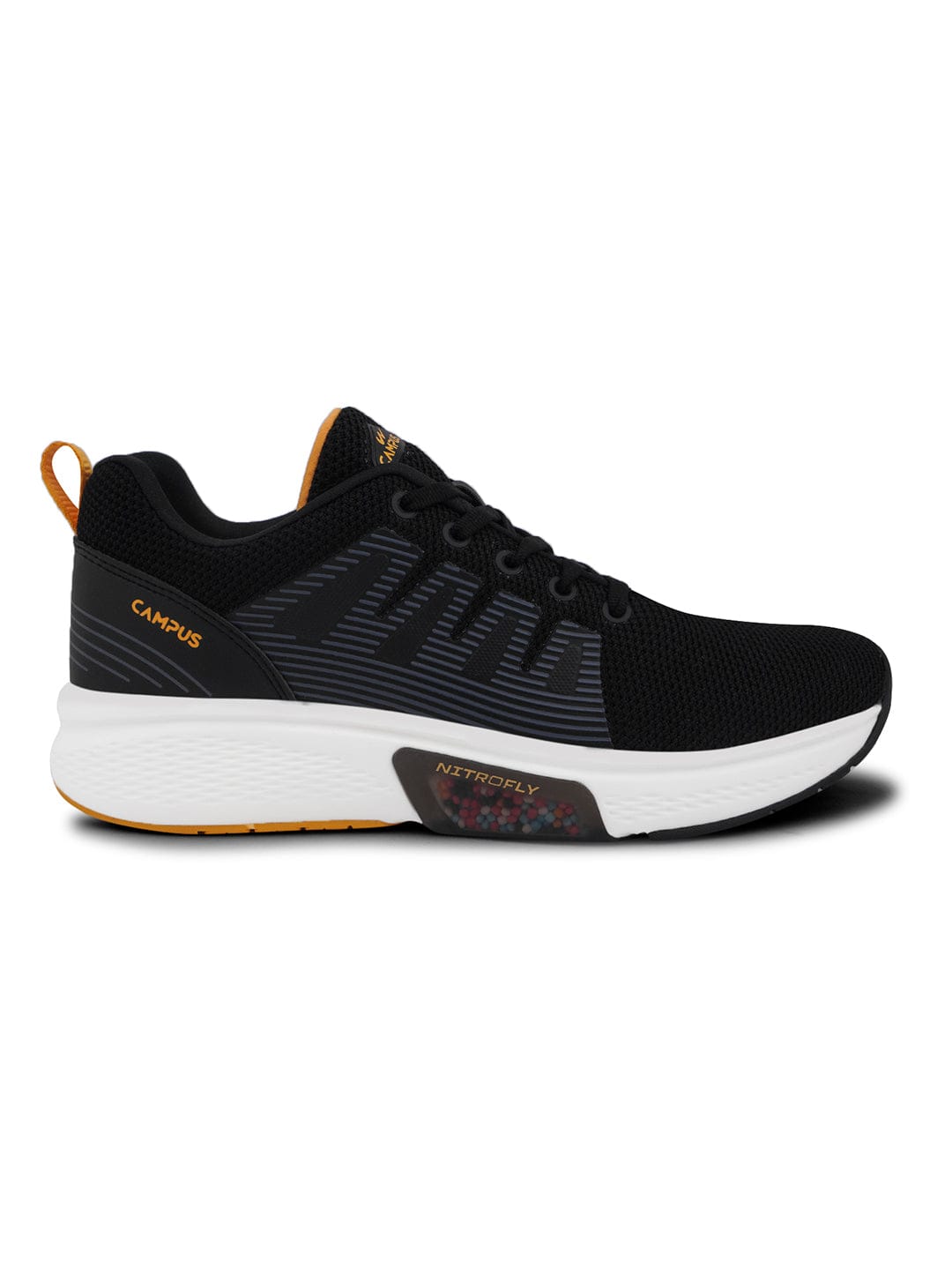 FINCH Black Men's Running Shoes