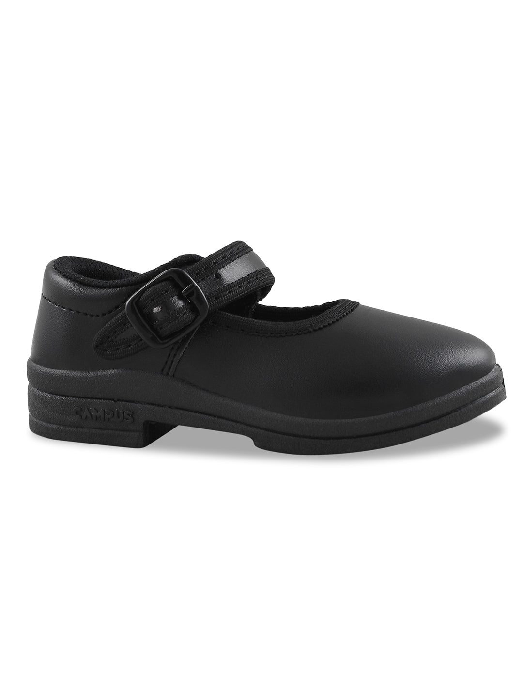 CS-A10A Black Girl's School Shoes