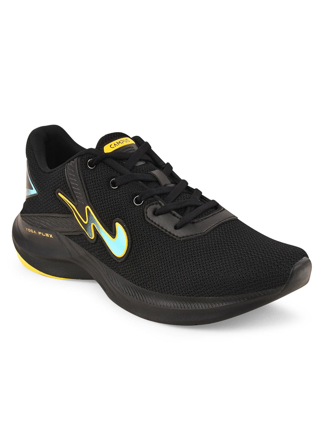 CAMP BOOSTER Black Men's Running Shoes