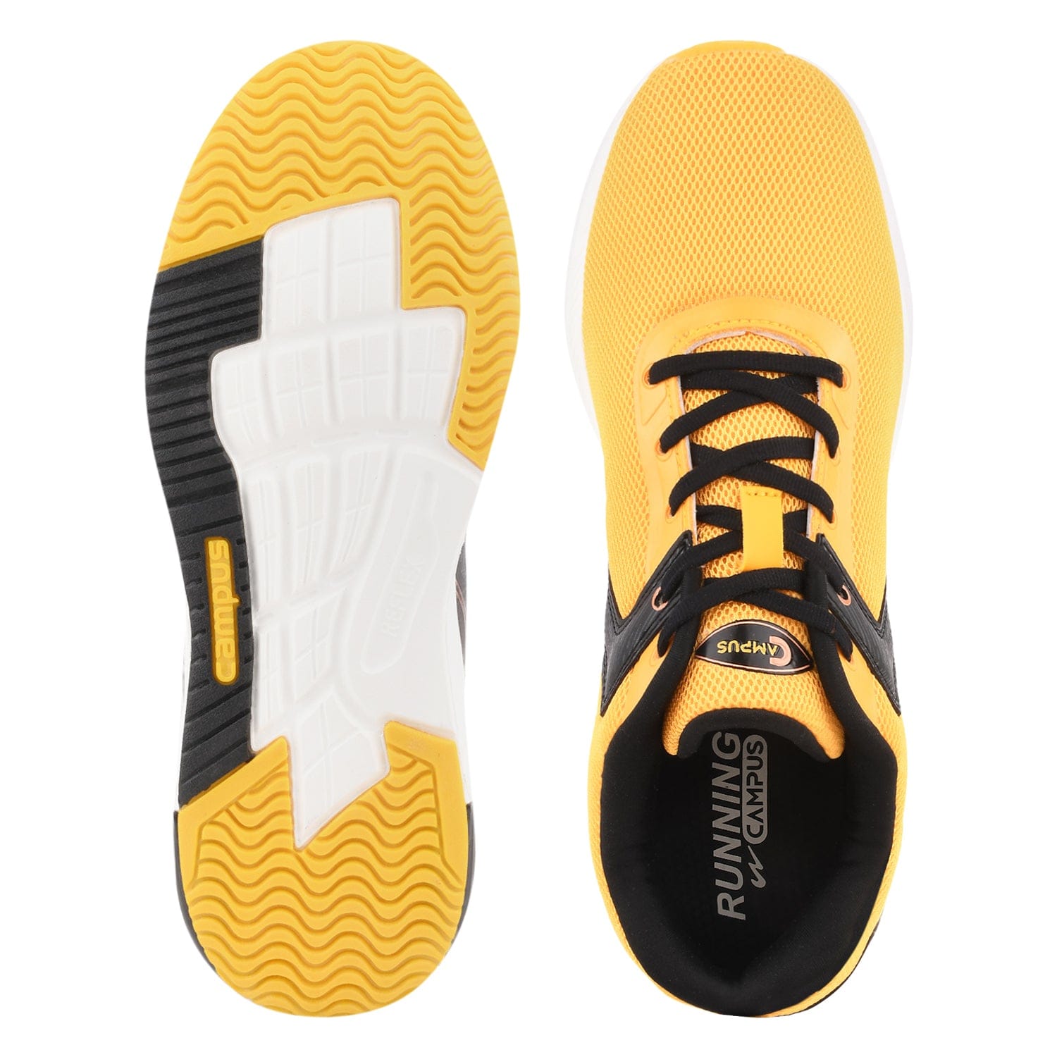 CAMP-SLASHER Yellow Men's Running Shoes