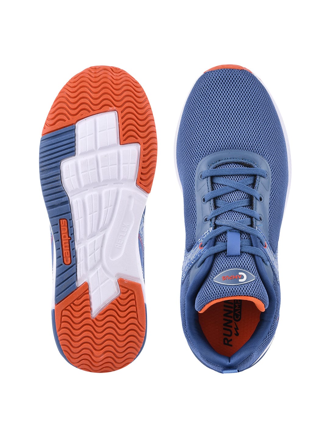 CAMP-SLASHER Blue Men's Running Shoes