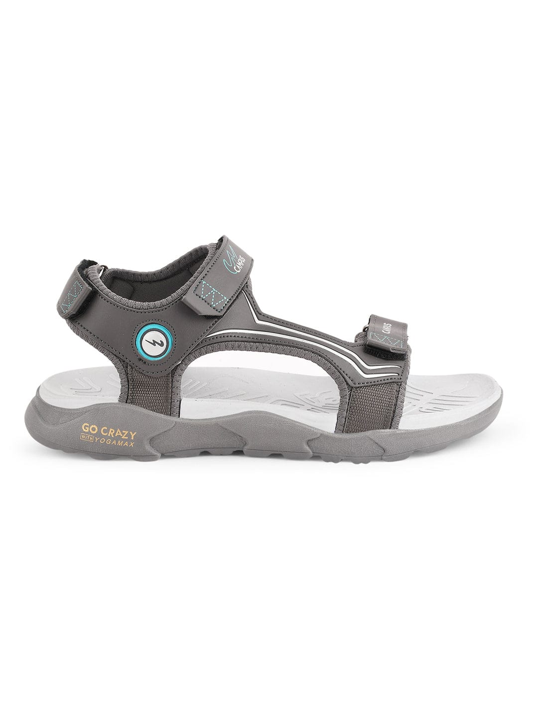 CAMP DRAG Grey Men's Sandals