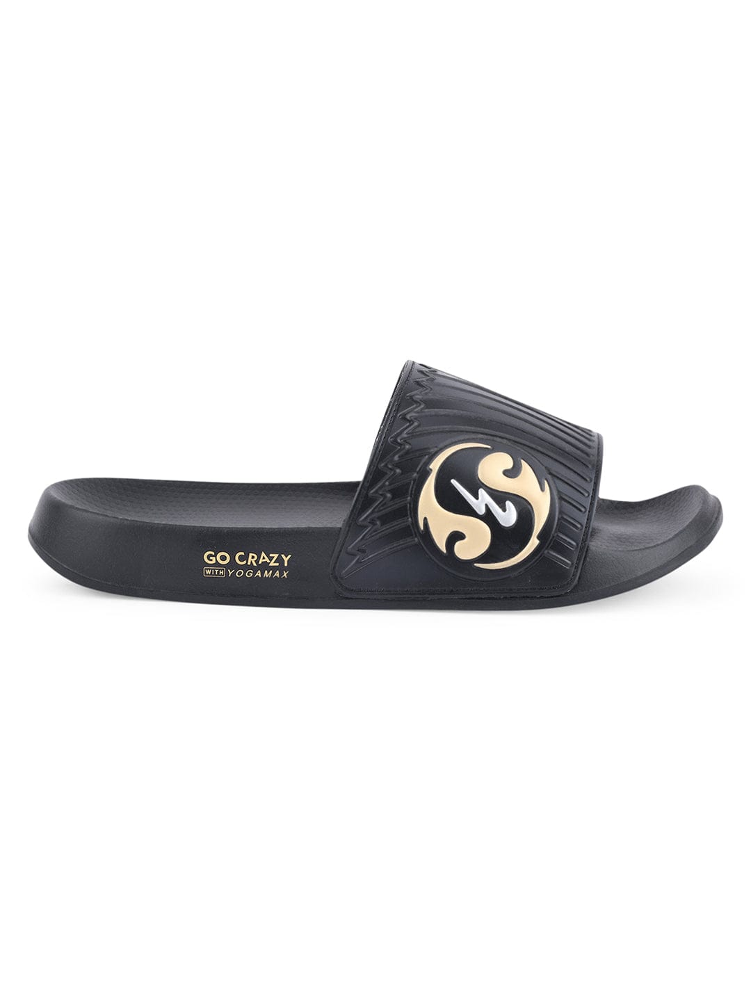 SL-430 Black Men's Slides