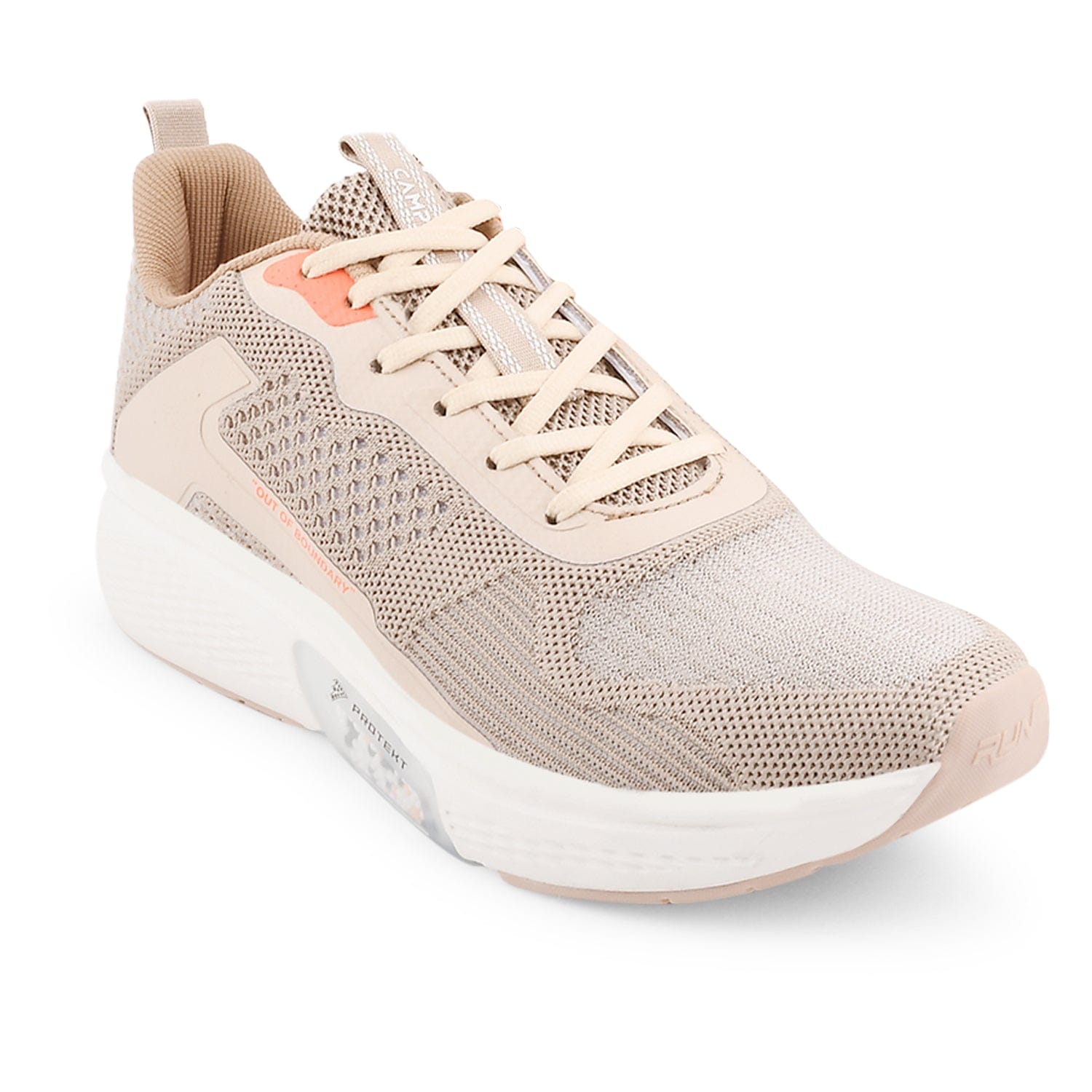 PARKY Beige Men's Running Shoes