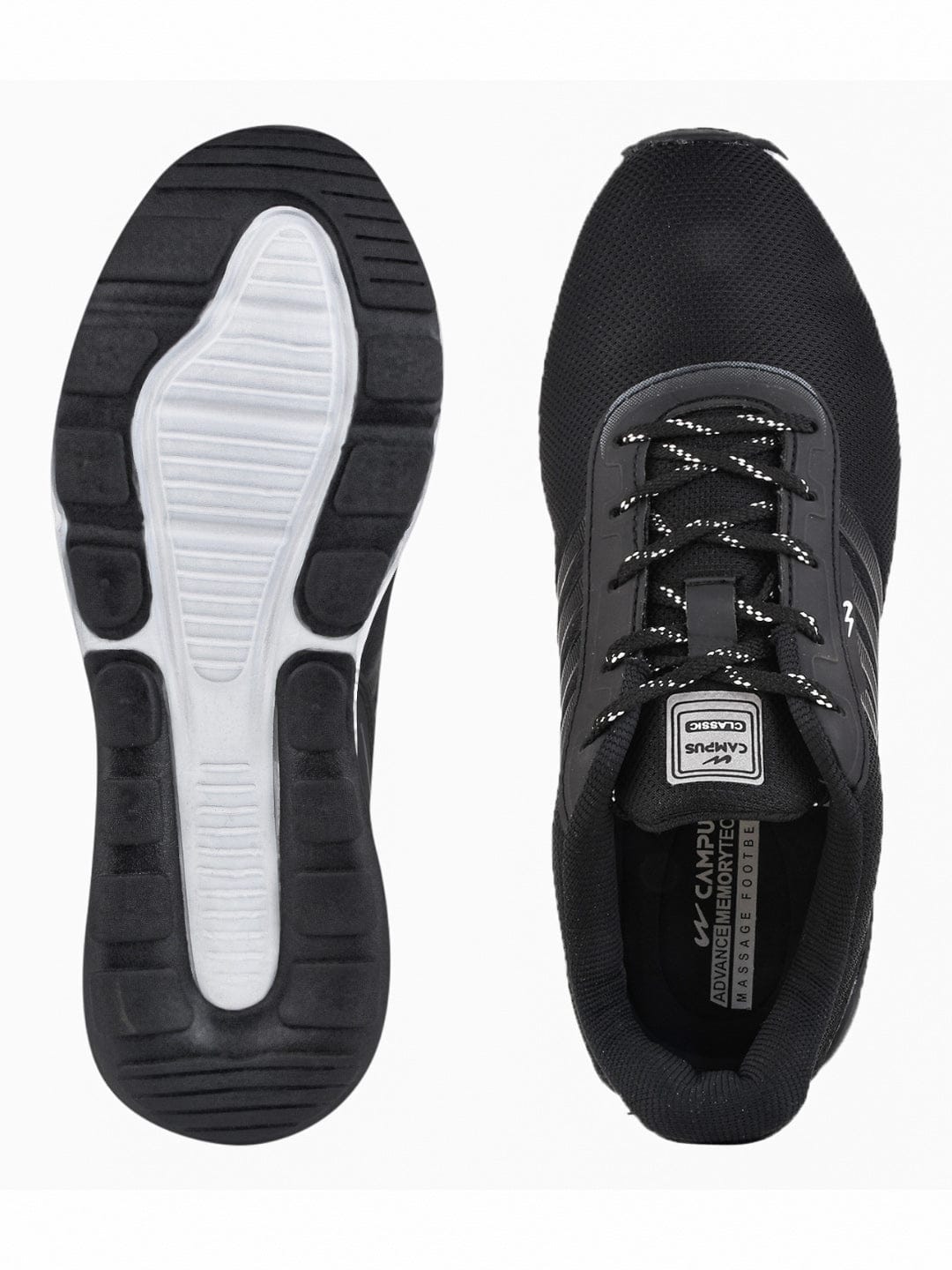 CAMP STAR Black Men's Running Shoes