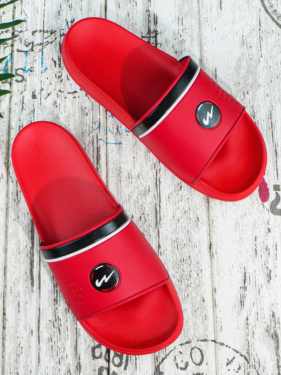 SL-431 Red Men's Slides