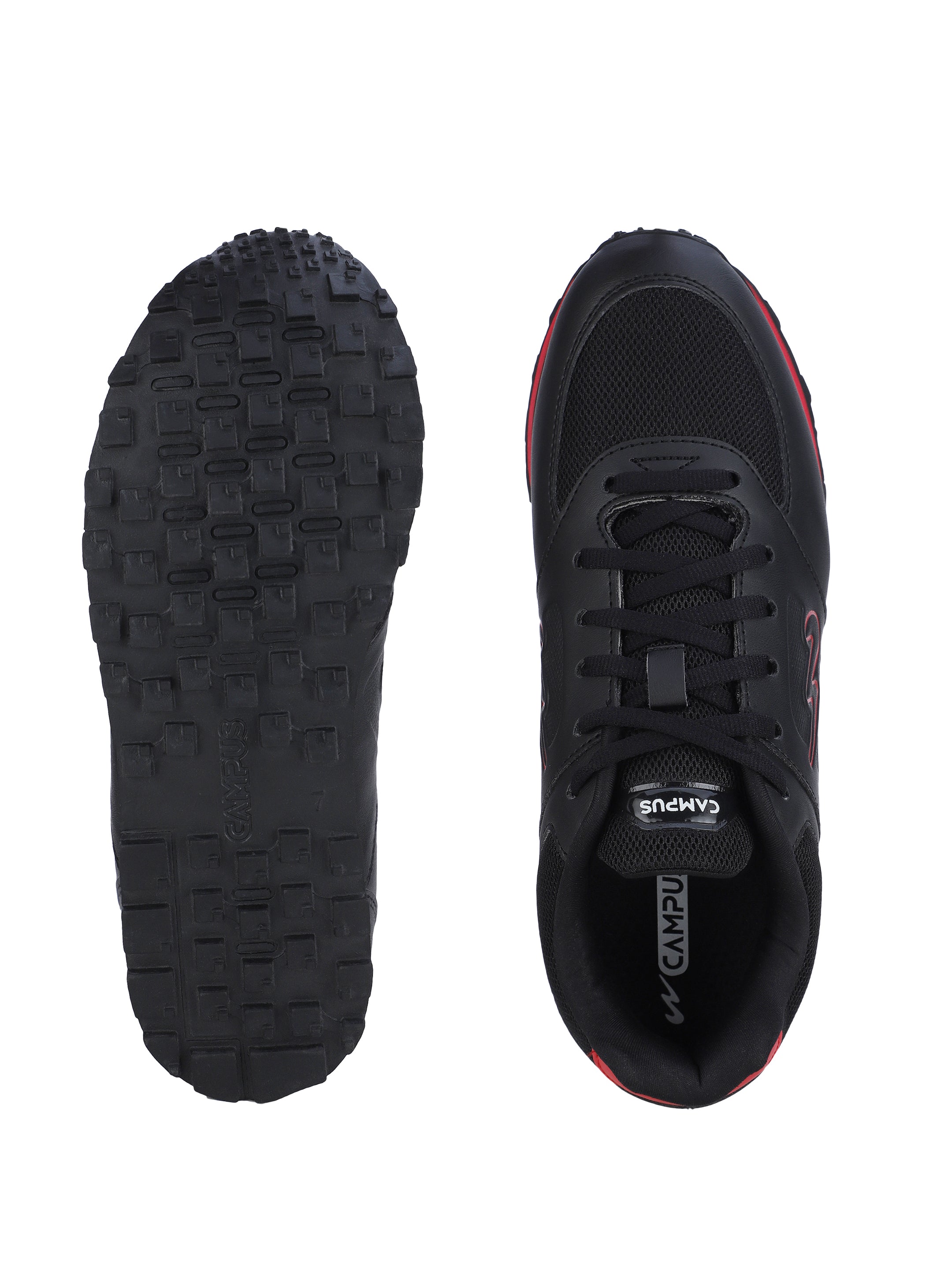 HILLTOP Black Men's Casual Shoes