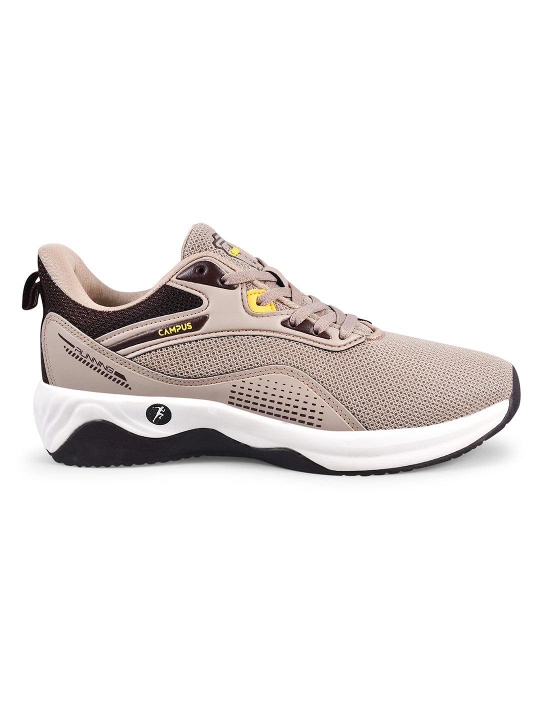 MARSHEL Beige Men's Running Shoes