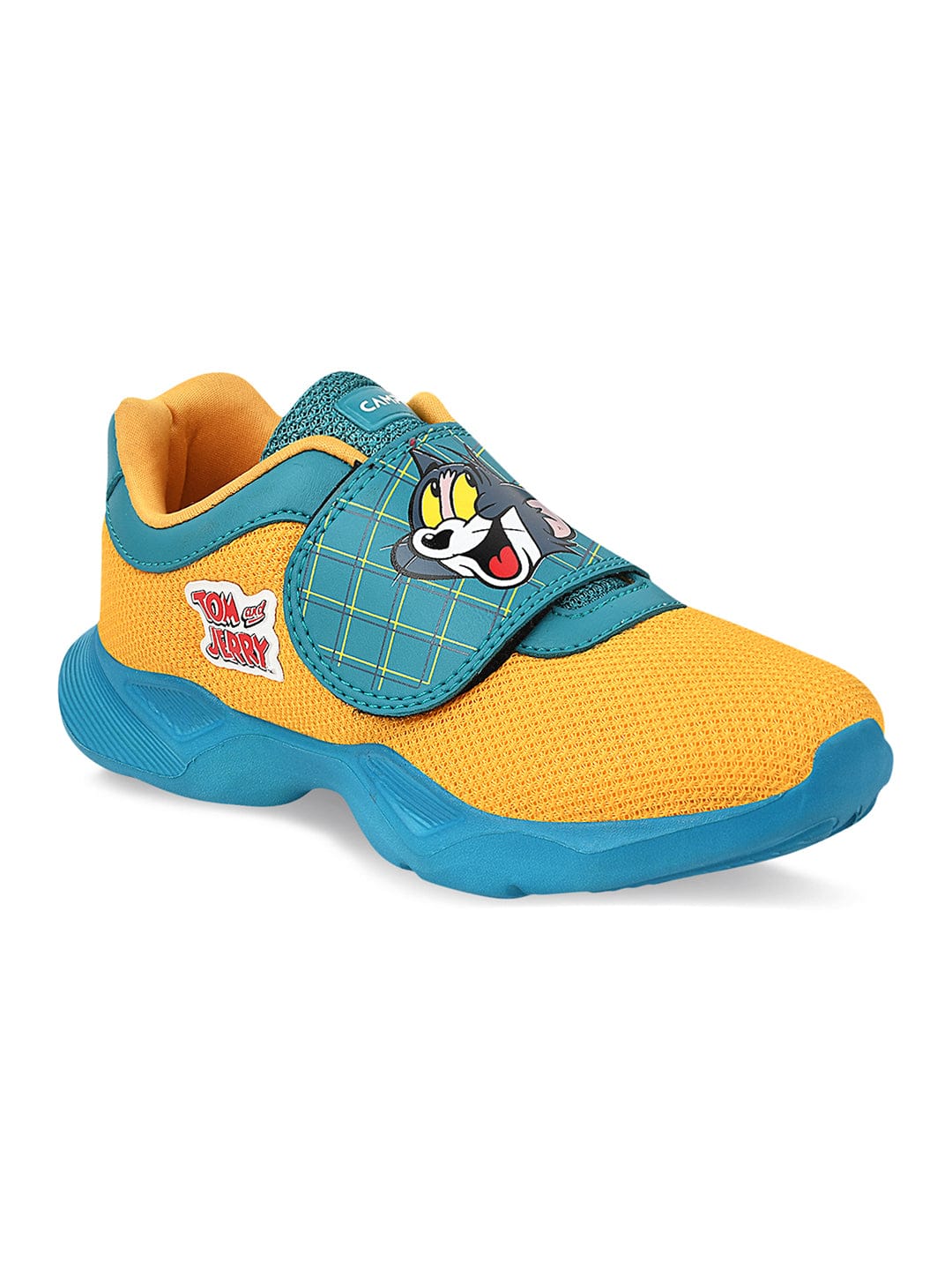 T&J-05V Yellow Kid's Running Shoes